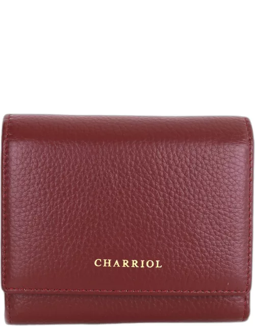 Charriol Bordeaux Leather Wallet