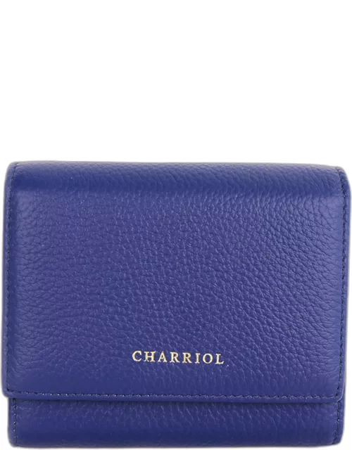 Charriol Navy blue Leather Wallet