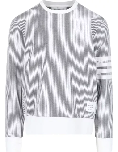 Thom Browne Striped Crewneck Sweatshirt