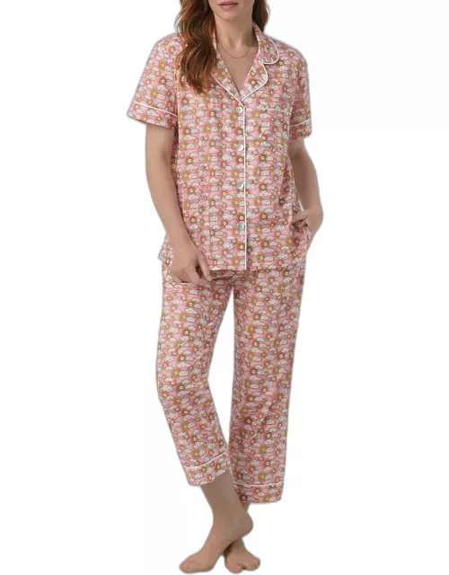 x Liberty of London Fabrics Cropped Pajama Set