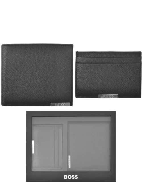 BOSS Wallet And Card Holder Gift Set Black