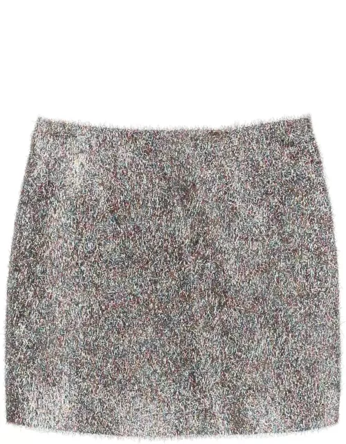 BLAZE MILANO lurex mini skirt
