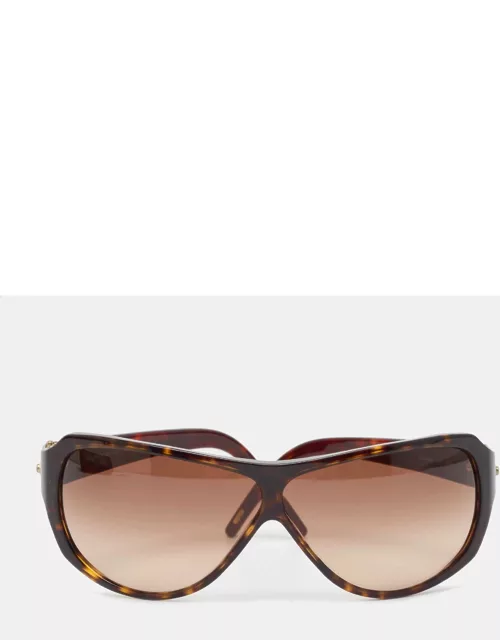 Fendi Brown Tortoise Gradient FS1000M Wayfarer Sunglasse