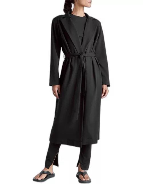 x Kate Young Wool-Blend Wrap Coat
