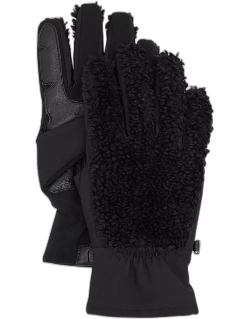 Men's Uggfluff Gloves with Leather Pal