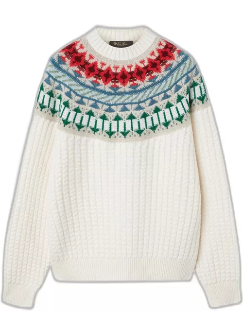 Holiday Noel Cashmere Knit Sweater