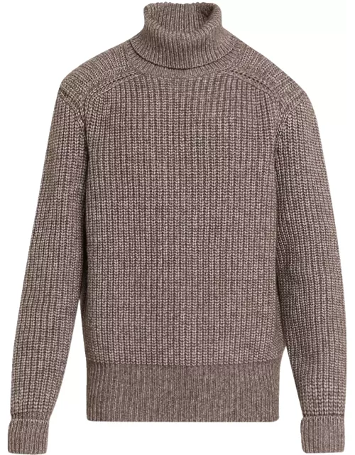 Men's Dolcevita Cotton-Wool Turtleneck Sweater
