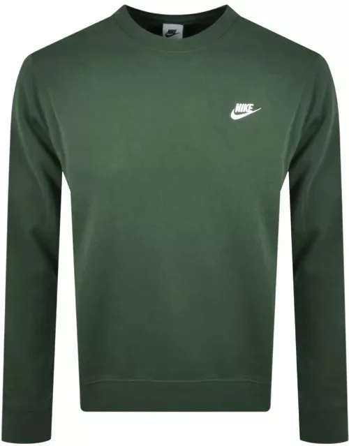Nike Crew Neck Club Sweatshirt Green