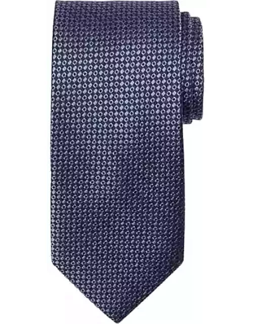 Pronto Uomo Men's Narrow Mini Diamond Tie Purple