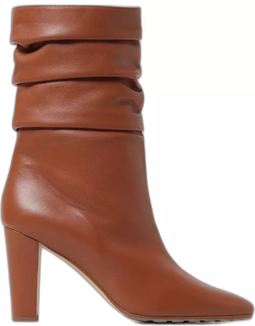 Flat Ankle Boots MANOLO BLAHNIK Woman colour Brown