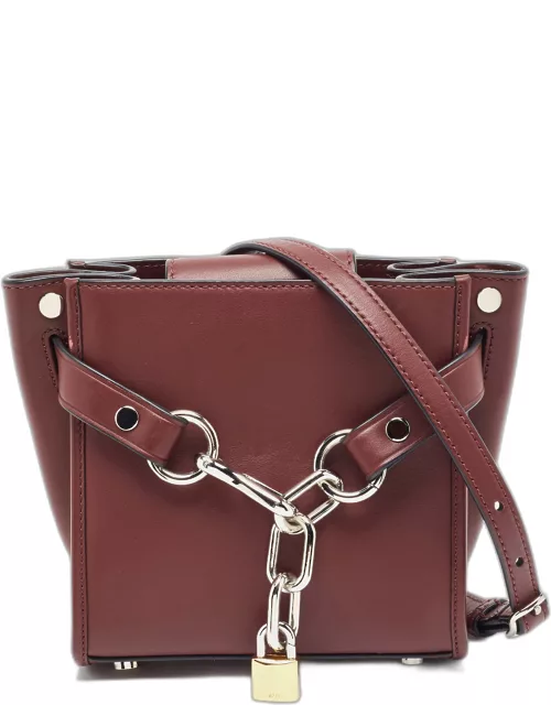 Alexander Wang Burgundy Leather Attica Shoulder Bag