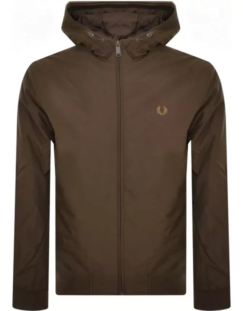 Fred Perry Padded Brentham Jacket Brown
