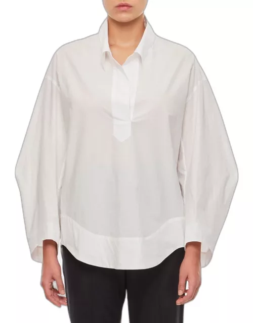 Khaite Melan Cotton Shirt White