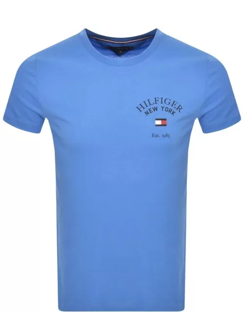 Tommy Hilfiger Arch Varsity T Shirt Blue