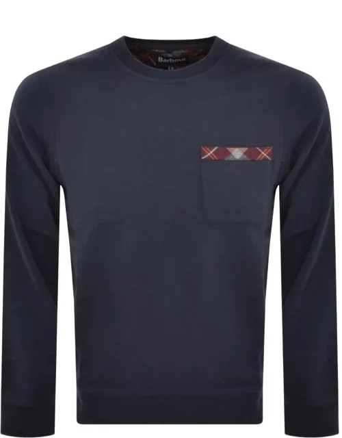 Barbour Goswick Pocket Sweatshirt Navy