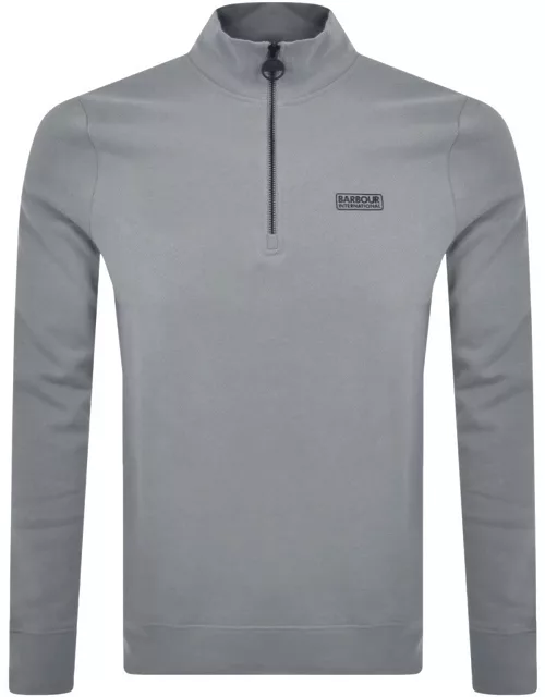Barbour International Essential Sweatshirt Grey