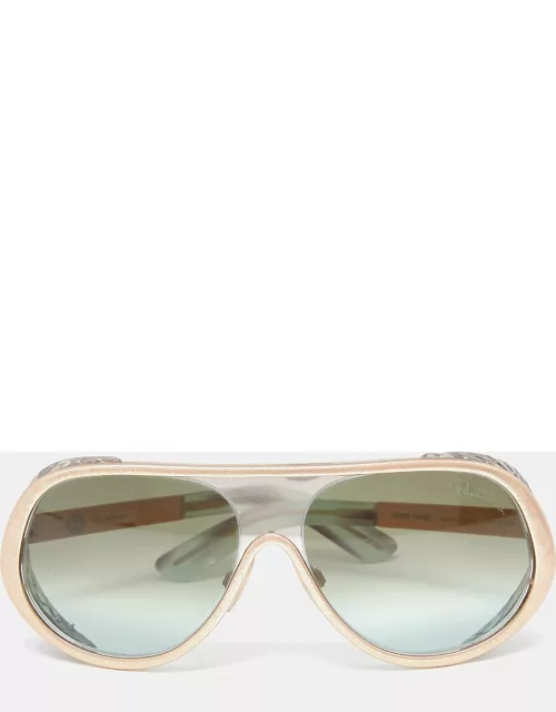 Roberto Cavalli Gold/Green 602S Limited Edition Sunglasse