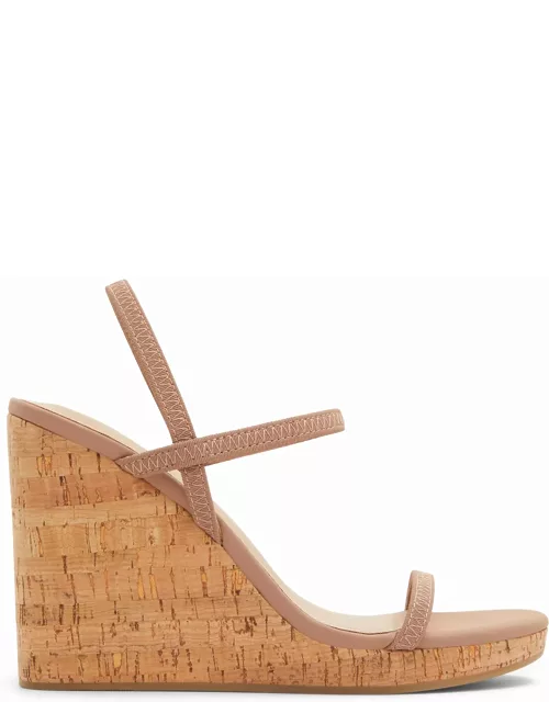 ALDO Mirabella - Women's Wedge Sandals - Beige