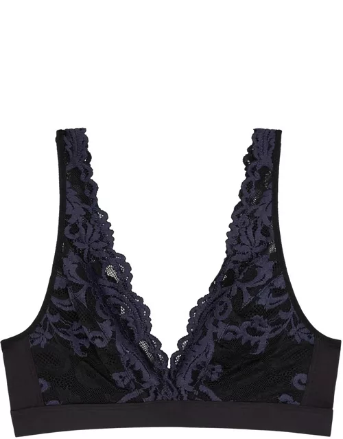 Wacoal Instant Icon Black Lace Soft-cup bra