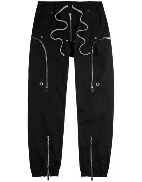 Rick Owens Bauhaus Stretch-cotton Cargo Trousers - Black - 50 (IT50 / L)