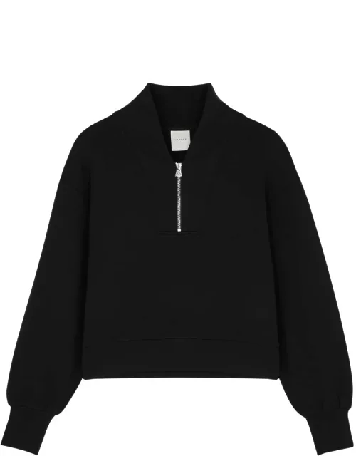 Varley Davidson Half-zip Stretch-jersey Sweatshirt - Black - S (UK8-10 / S)