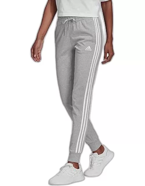 Women's adidas Essentials 3-Stripes Single Jersey Jogger Pant
