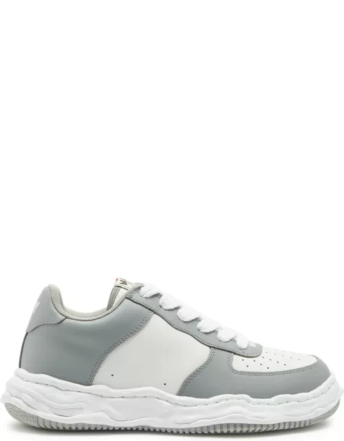 Maison mihara yasuhiro Wayne Panelled Leather Sneakers - Grey - 40 (IT40 / UK6)