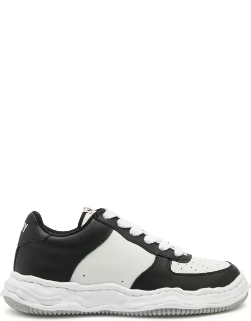 Maison mihara yasuhiro Wayne Panelled Leather Sneakers - Black - 44 (IT44 / UK10)