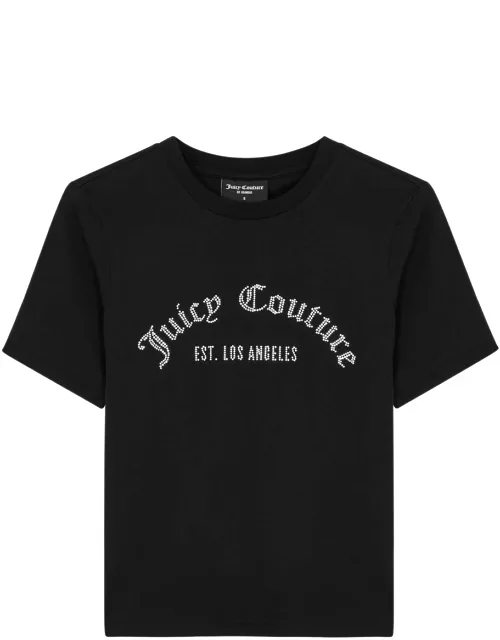 Juicy Couture Noah Logo-embellished Cotton T-shirt - Black - L (UK14 / L)