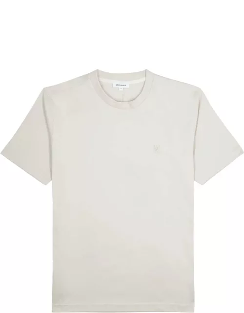 Norse Projects Johannes Logo-embroidered Cotton T-shirt - White