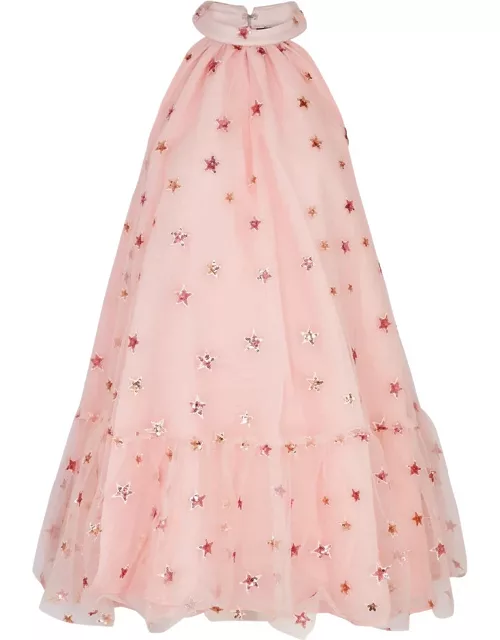 Sister Jane Layla Star-embellished Tulle Mini Dress - Pink - 10 (UK10 / S)