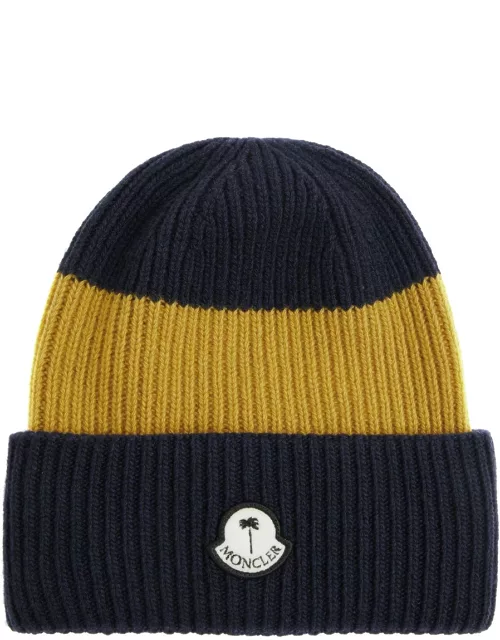 Moncler Genius 8 Moncler Palm Angels Ribbed Wool Beanie - Multicoloured