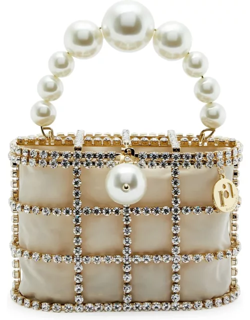 Rosantica Holli Embellished top Handle bag - Gold