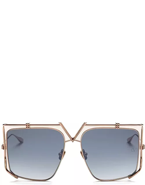 Valentino Eyewear V-light - Rose Gold Sunglasse