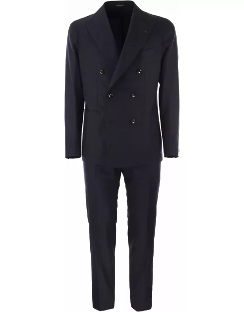 Tagliatore Suit In Wool And Cashmere