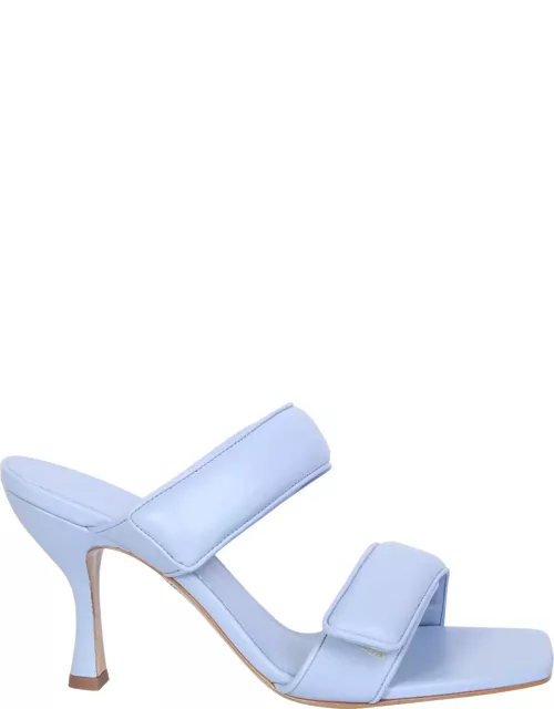 GIA BORGHINI High-heeled Straps Sandal Perni 03 Light Blue