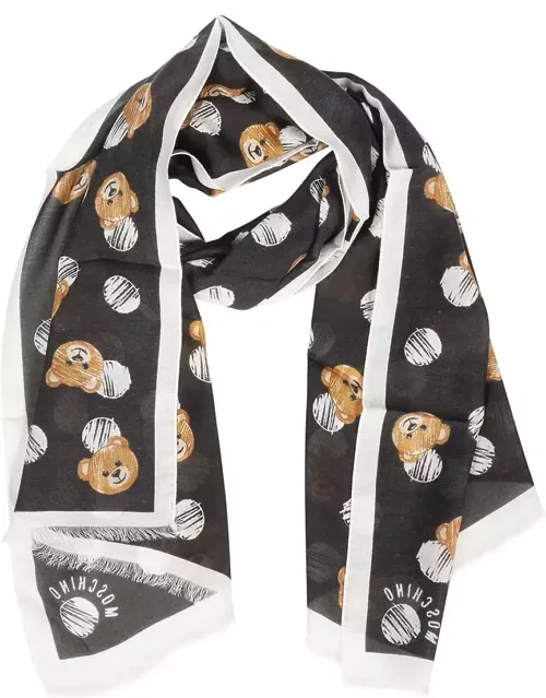 Moschino Modal And Cashmere Blend Scarf
