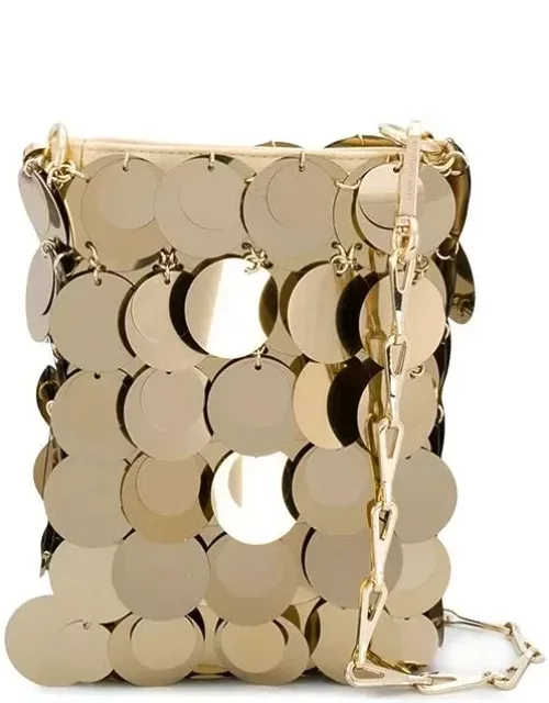 Paco Rabanne Sac Soir Sparkle Mini Bag In Gold