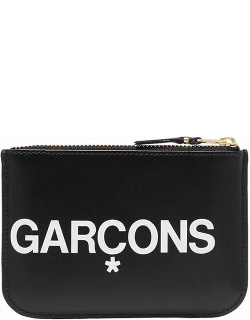 Comme Des Garçons Wallet small logo-print pouch