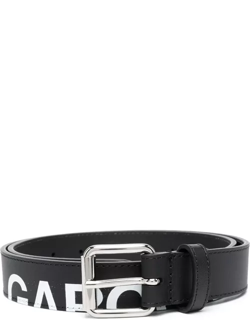 Comme Des Garçons Wallet logo-print leather belt