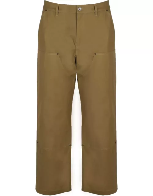 Loewe Workwear Trousers In Cotton Canva