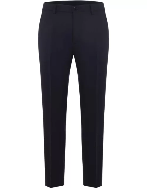 Etro Trousers In Wool Stretch