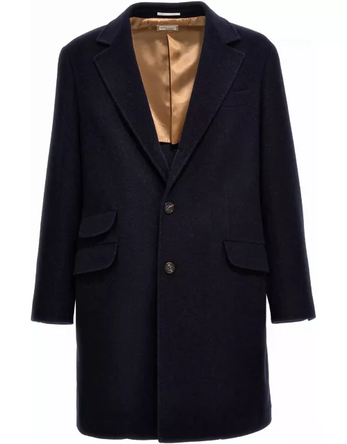 Brunello Cucinelli Single-breasted Cashmere Coat