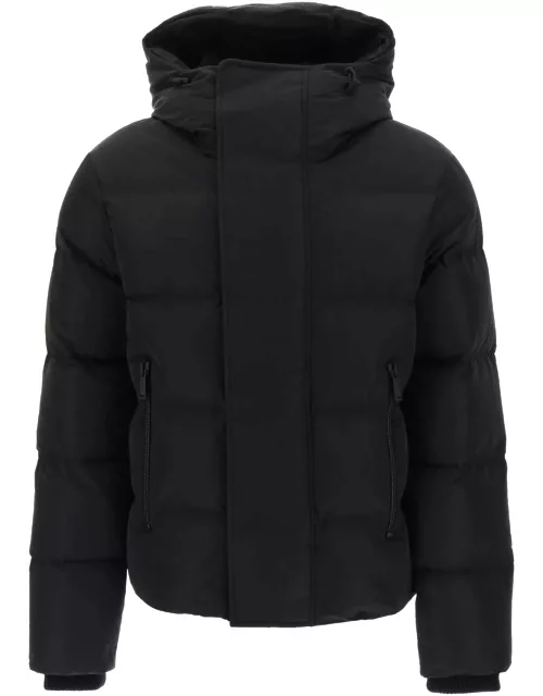 Dsquared2 Camo Hooded Nylon Down Jacket