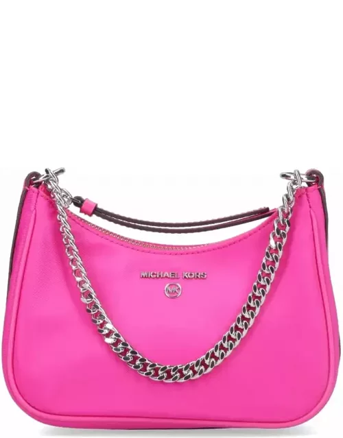 Michael Kors Fuchsia Nylon Small Jet Set Bag