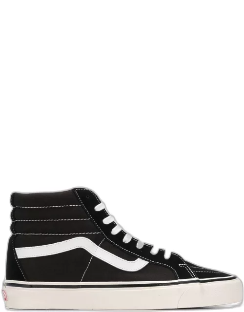 Vans black and white SK8-Hi 38 DX suede leather and canvas sneaker