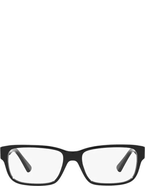 Prada Eyewear Pr 18zv Black Glasse