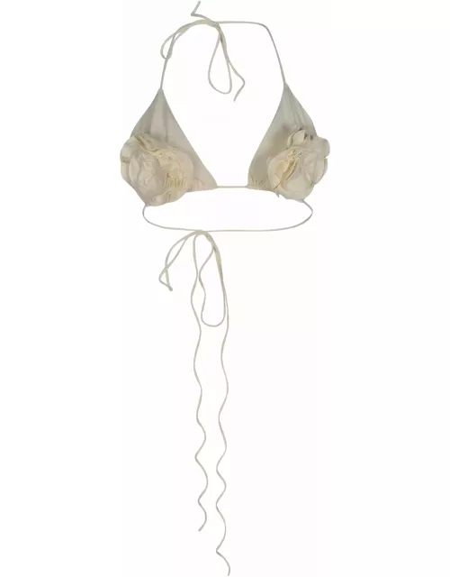 Magda Butrym Floral Bikini Top