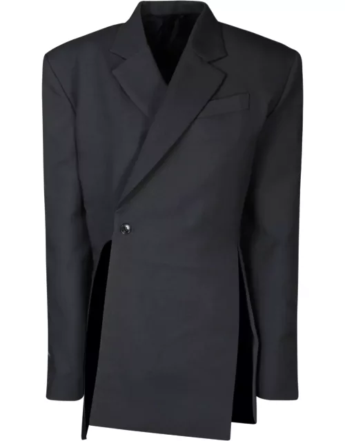 Quira Asymmetric Dark Grey Jacket