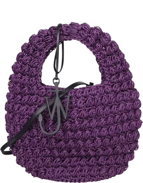 J.W. Anderson Popcorn Basket Purple Bag